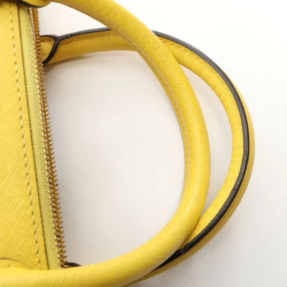 Mcm Leather Handbag Yellow - Picture 9 of 10